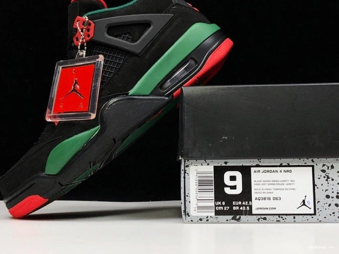 Gorge AQ3816-063 Jordan NRG Black Red Green-Varsity Air 4 0209